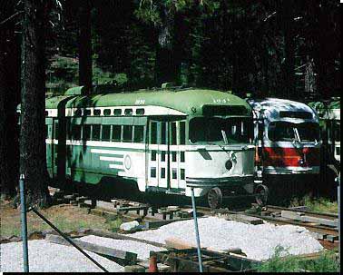 Tw 1034 abgestellt bei Tahoe Generic Rail, 11.9.1996